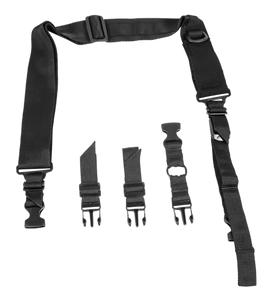 NcStar AARS2PB VISM Sling Black Nylon Strap w/Elastic Shock-Cord 55"-72" OAL Adjustable Bungee NcStar AARS2PB VISM Sling Black Nylon Strap w/Elastic Shock-Cord 55"-72" OAL Adjustable Bungee