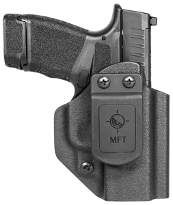 Mission First Tactical HSFHCAIWBABL Appendix Holster IWB/OWB Black Polymer Belt Clip Fits Springfield Hellcat Micro-Compact OSP 9 Ambidextrous Mission First Tactical HSFHCAIWBABL Appendix Holster IWB/OWB Black Polymer Belt Clip Fits Springfield Hellcat Micro-Compact OSP 9 Ambidextrous
