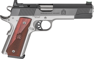 Springfield Armory PX9120LAOS 1911 Ronin 45 ACP 8+1 5" Stainless Steel Barrel Optic Ready Blued Slide Crossed Cannons Checkered Grip Springfield Armory PX9120LAOS 1911 Ronin 45 ACP 8+1 5" Stainless Steel Barrel Optic Ready Blued Slide Crossed Cannons Checkered Grip