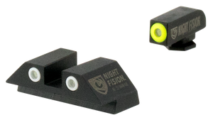 Night Fision GLK001003YGW Tritium Night Sights For Glock Green Tritium Yellow Outline Front Sight- Green Tritium White Outline Rear Sight Glock 17/17L/19/22 Night Fision GLK001003YGW Tritium Night Sights For Glock Green Tritium Yellow Outline Front Sight- Green Tritium White Outline Rear Sight Glock 17/17L/19/22