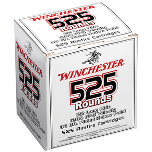 WIN USA 22LR 36GR COPPER HP 525/10 WIN USA 22LR 36GR COPPER HP 525/10