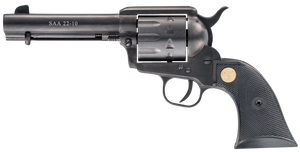 Chiappa Firearms CF340155 SAA 1873 Medium Frame 22 LR 10 Shot, 4.75" Blued Steel Barrel, Blued Steel Frame, Blued Cylinder, Black Plastic Grip, Exposed Hammer Chiappa Firearms CF340155 SAA 1873 Medium Frame 22 LR 10 Shot, 4.75" Blued Steel Barrel, Blued Steel Frame, Blued Cylinder, Black Plastic Grip, Exposed Hammer