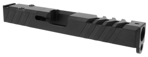TacFire Replacement Slide 9mm Luger Graphite Black Cerakote Stainless Steel with Optics Cut & Slide Ports for Glock 17 Gen3 TacFire Replacement Slide 9mm Luger Graphite Black Cerakote Stainless Steel with Optics Cut & Slide Ports for Glock 17 Gen3