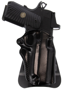 Galco SM2-266RB Speed Master 2.0 OWB Black Leather Paddle Fits Kimber/Springfield 1911 4", Colt/SW1911SC/Para USA 4 1/4" Right Hand Galco SM2-266RB Speed Master 2.0 OWB Black Leather Paddle Fits Kimber/Springfield 1911 4", Colt/SW1911SC/Para USA 4 1/4" Right Hand