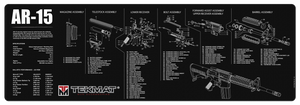 TekMat TEKR36AR15 AR-15 Cleaning Mat Black/White Rubber 12"x36" AR-15 Parts Diagram TekMat TEKR36AR15 AR-15 Cleaning Mat Black/White Rubber 12"x36" AR-15 Parts Diagram