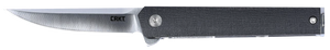 CRKT 7095KX CEO Compact 2.61" Folding Plain Satin 4116 SS Blade/Black GRN Handle Includes Pocket Clip CRKT 7095KX CEO Compact 2.61" Folding Plain Satin 4116 SS Blade/Black GRN Handle Includes Pocket Clip