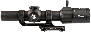 Sig Sauer Electro-Optics SOT61000 Tango-MSR LPVO Black 1-6x24mm, 30mm Tube Illuminated BDC6 Reticle Features Throw Lever & ALPHA-MSR Mount Sig Sauer Electro-Optics SOT61000 Tango-MSR LPVO Black 1-6x24mm, 30mm Tube Illuminated BDC6 Reticle Features Throw Lever & ALPHA-MSR Mount