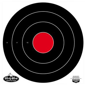 Birchwood Casey 35185 Dirty Bird 17.25" Bullseye Tagboard Hanging Black/White 5 Pack Birchwood Casey 35185 Dirty Bird 17.25" Bullseye Tagboard Hanging Black/White 5 Pack