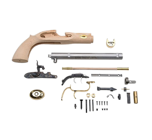 Traditions KPC50902 Trapper Pistol Kit 50 Cal Flintlock 9.75" Blued Octagon Barrel Unfinished Wood Frame Grip Sidelock Action Traditions KPC50902 Trapper Pistol Kit 50 Cal Flintlock 9.75" Blued Octagon Barrel Unfinished Wood Frame Grip Sidelock Action