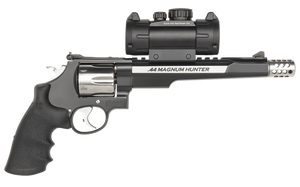Smith & Wesson 170318 Performance Center 629 Hunter 44 Rem Mag 6rd 7.50" Stainless Steel Black Stainless Steel Black Polymer Grip Smith & Wesson 170318 Performance Center 629 Hunter 44 Rem Mag 6rd 7.50" Stainless Steel Black Stainless Steel Black Polymer Grip
