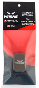 Warne MEG1932DE Magazine Extension made of 6061-T6 Aluminum with Hardcoat Anodized Flat Dark Earth Finish for Glock 19, 23 Magazines (Adds 3rds 9mm Luger, 2rds 40 S&W) Warne MEG1932DE Magazine Extension made of 6061-T6 Aluminum with Hardcoat Anodized Flat Dark Earth Finish for Glock 19, 23 Magazines (Adds 3rds 9mm Luger, 2rds 40 S&W)