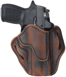 1791 Gunleather ORBH24VTGR BH2.4 Optic Ready OWB Size 2.4 Vintage Leather Belt Slide Fits Walther PPQ/Sig P320/Springfield XD-M Right Hand 1791 Gunleather ORBH24VTGR BH2.4 Optic Ready OWB Size 2.4 Vintage Leather Belt Slide Fits Walther PPQ/Sig P320/Springfield XD-M Right Hand
