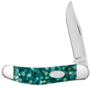 Case 71385 Sowbelly Sparxx Folding Clip Point/Plain Mirror Polished Tru-Sharp SS Blade/Green Kirinite Handle Case 71385 Sowbelly Sparxx Folding Clip Point/Plain Mirror Polished Tru-Sharp SS Blade/Green Kirinite Handle