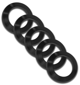 GrovTec US Inc GTHM319 Crush Washer 223 Cal Black Nitride Steel 1/2"-28 tpi Rifle 5 Per Pack GrovTec US Inc GTHM319 Crush Washer 223 Cal Black Nitride Steel 1/2"-28 tpi Rifle 5 Per Pack