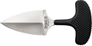 Cold Steel CS43XL Urban Edge 2.50" Fixed Plain Stone Washed Japanese AUS-8A SS Blade/Black Kray-Ex Handle Cold Steel CS43XL Urban Edge 2.50" Fixed Plain Stone Washed Japanese AUS-8A SS Blade/Black Kray-Ex Handle