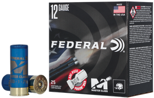 Federal MC12HC75 Master Class 12Gauge 2.75" 1 1/8oz 7.5Shot 25 Per Box/10 Case Federal MC12HC75 Master Class 12Gauge 2.75" 1 1/8oz 7.5Shot 25 Per Box/10 Case