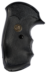 Pachmayr 03249 Gripper Grip Checkered Black Rubber with Finger Grooves for S&W J Frame with Round Butt Pachmayr 03249 Gripper Grip Checkered Black Rubber with Finger Grooves for S&W J Frame with Round Butt