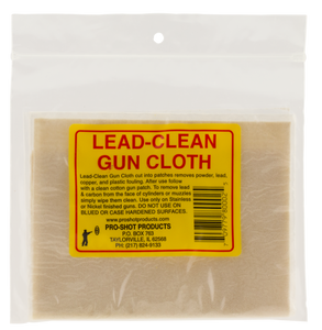 Pro-Shot LCC Lead Clean Gun Cloth Cotton 8.75" x 11.25" Pro-Shot LCC Lead Clean Gun Cloth Cotton 8.75" x 11.25"
