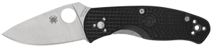 Spyderco C136PBK Persistence Lightweight 2.75" Folding Plain Satin 8Cr13MoV SS Blade, Black Bi-Directional Texturing FRN Handle Spyderco C136PBK Persistence Lightweight 2.75" Folding Plain Satin 8Cr13MoV SS Blade, Black Bi-Directional Texturing FRN Handle