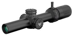 Swampfox Optics ARH16241B Arrowhead Black 1-6x24mm 30mm Tube Guerrilla Dot BDC Reticle Swampfox Optics ARH16241B Arrowhead Black 1-6x24mm 30mm Tube Guerrilla Dot BDC Reticle