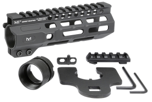 Midwest Industries MICRM6 Combat Black Hardcoat Anodized 6061-T6 Aluminum 6" Picatinny/M-LOK Midwest Industries MICRM6 Combat Black Hardcoat Anodized 6061-T6 Aluminum 6" Picatinny/M-LOK