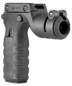 Mission First Tactical RTG React Vertical Grip Black Polymer with Torch Holder for AR-Platform Mission First Tactical RTG React Vertical Grip Black Polymer with Torch Holder for AR-Platform