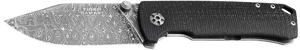 Boker 111103DAM Tiger-Damast Pocket 3.35" Damascus Blade Micarta Handle Boker 111103DAM Tiger-Damast Pocket 3.35" Damascus Blade Micarta Handle