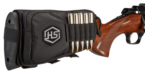 Hunters Specialties 01620 Buttstock Shell Holder W/Pouch Holds 5 Cartridges Black Polyester Hunters Specialties 01620 Buttstock Shell Holder W/Pouch Holds 5 Cartridges Black Polyester