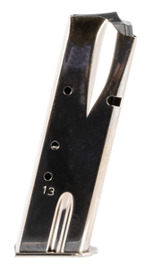 Mec-Gar MGBRHP13N Standard 13rd 9mm Luger Fits Browning Hi-Power/Springfield SA-35 Nickel Carbon Steel Mec-Gar MGBRHP13N Standard 13rd 9mm Luger Fits Browning Hi-Power/Springfield SA-35 Nickel Carbon Steel