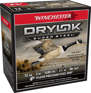 Winchester Ammo XSV123BB Drylok Super Steel Magnum 12Gauge 3" 1 1/4oz BBShot 25 Per Box/10 Case Winchester Ammo XSV123BB Drylok Super Steel Magnum 12Gauge 3" 1 1/4oz BBShot 25 Per Box/10 Case