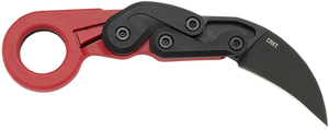 CRKT 4041R Provoke 2.47" Folding Hawkbill Plain Black Stonewashed 1.4116 SS Blade, Red Grivory Handle CRKT 4041R Provoke 2.47" Folding Hawkbill Plain Black Stonewashed 1.4116 SS Blade, Red Grivory Handle