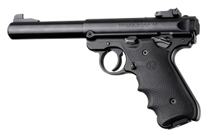 Hogue 79000 Rubber Grip Black with Finger Grooves for Ruger Mark IV Hogue 79000 Rubber Grip Black with Finger Grooves for Ruger Mark IV