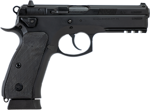 CZ-USA 89353 CZ 75 SP-01 Tactical 9mm Luger 19+1 4.60" Black Nitride Steel Barrel, Black Serrated Steel Slide, Black Polycoat Steel Frame w/Beavertail & Picatinny Rail, Black Polymer Grip CZ-USA 89353 CZ 75 SP-01 Tactical 9mm Luger 19+1 4.60" Black Nitride Steel Barrel, Black Serrated Steel Slide, Black Polycoat Steel Frame w/Beavertail & Picatinny Rail, Black Polymer Grip