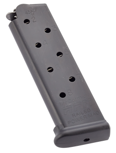 CMC Products MRPM45FS8B Power Mag Railed 8rd 45 ACP Fits 1911 Government Black Stainless Steel CMC Products MRPM45FS8B Power Mag Railed 8rd 45 ACP Fits 1911 Government Black Stainless Steel