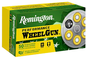 Remington Ammunition 22281 Performance WheelGun 38Special 158gr Lead Round Nose 50 Per Box/10 Case Remington Ammunition 22281 Performance WheelGun 38Special 158gr Lead Round Nose 50 Per Box/10 Case