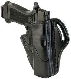 1791 Gunleather BH24SBLR BH2.4 OWB 2.4 Stealth Black Leather Belt Slide Fits Walther PPQ/Sig P320/Springfield XD-M 1791 Gunleather BH24SBLR BH2.4 OWB 2.4 Stealth Black Leather Belt Slide Fits Walther PPQ/Sig P320/Springfield XD-M