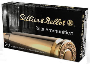Sellier & Bellot SB308B Rifle 308Win 180gr Full Metal Jacket 20 Per Box/25 Case Sellier & Bellot SB308B Rifle 308Win 180gr Full Metal Jacket 20 Per Box/25 Case