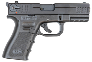 ISSC 111000 M22 Gen 2 22 LR 10+1 4.10" Black Steel Barrel, Black Serrated Slide, Black Polymer Frame w/Picatinny Rail, Black Textured Polymer Grip ISSC 111000 M22 Gen 2 22 LR 10+1 4.10" Black Steel Barrel, Black Serrated Slide, Black Polymer Frame w/Picatinny Rail, Black Textured Polymer Grip
