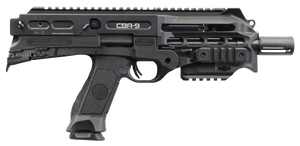 Chiappa Firearms 500217 CBR-9 Black Rhino 9mm Luger 9" 18+1, Black, No Brace Chiappa Firearms 500217 CBR-9 Black Rhino 9mm Luger 9" 18+1, Black, No Brace