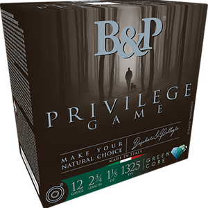B&p Ammunition 12B15PG7 Privilege Game 12Gauge 2.75" 1 1/5oz 7.5Shot 25 Per Box/10 Case B&p Ammunition 12B15PG7 Privilege Game 12Gauge 2.75" 1 1/5oz 7.5Shot 25 Per Box/10 Case