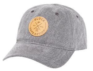 Glock AP95882 Safe Action Patch Hat, Distressed Gray Denim, Relaxed Fit w/Adjustable Metal Back, Leather-Like Glock Patch Glock AP95882 Safe Action Patch Hat, Distressed Gray Denim, Relaxed Fit w/Adjustable Metal Back, Leather-Like Glock Patch
