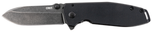 CRKT 2495K SQUID XM 2.95" Folding Drop Point Plain Black Stonewashed D2 Steel Blade/Black G10/SS Handle Includes Pocket Clip CRKT 2495K SQUID XM 2.95" Folding Drop Point Plain Black Stonewashed D2 Steel Blade/Black G10/SS Handle Includes Pocket Clip
