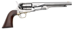 Pietta PF60OS448 1860 Army "Old Silver" 44 Cal 8" 6rd Old Silver Steel Frame, Cylinder & Round Barrel w/Walnut Grip Pietta PF60OS448 1860 Army "Old Silver" 44 Cal 8" 6rd Old Silver Steel Frame, Cylinder & Round Barrel w/Walnut Grip
