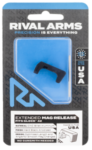 Rival Arms RA72S001A Magazine Release Sig P320 Extended Hard Black Anodized Aluminum Rival Arms RA72S001A Magazine Release Sig P320 Extended Hard Black Anodized Aluminum