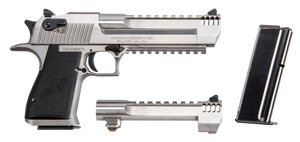 Magnum Research DE50429SRMB Desert Eagle Mark XIX Conversion Combo 50 AE/429 DE 6" 7+1 Overall Stainless Steel Black Rubber Grip Magnum Research DE50429SRMB Desert Eagle Mark XIX Conversion Combo 50 AE/429 DE 6" 7+1 Overall Stainless Steel Black Rubber Grip