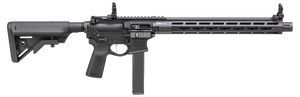 Springfield Armory STV91609B SAINT Victor 9mm Luger 16" 32+1, Black, B5 Systems Bravo Stock & Type 23 Grip, Flip-Up Sights, Blast Diverter Springfield Armory STV91609B SAINT Victor 9mm Luger 16" 32+1, Black, B5 Systems Bravo Stock & Type 23 Grip, Flip-Up Sights, Blast Diverter