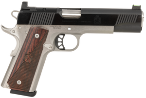 Springfield Armory PX9121LAOS 1911 Ronin 10mm Auto 8+1, 5" Stainless Match Grade Steel Barrel, Blued Serrated Carbon Steel Slide, Stainless Steel Steel Frame w/Beavertail, Crossed Cannon Wood Grip Springfield Armory PX9121LAOS 1911 Ronin 10mm Auto 8+1, 5" Stainless Match Grade Steel Barrel, Blued Serrated Carbon Steel Slide, Stainless Steel Steel Frame w/Beavertail, Crossed Cannon Wood Grip