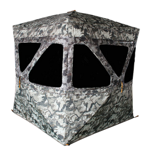 Muddy MUDINFBLND3 Ground Blind Infinity 3-Person Veil Camo 600D Polyester Muddy MUDINFBLND3 Ground Blind Infinity 3-Person Veil Camo 600D Polyester