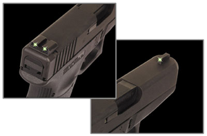 TruGlo TG231K Tritium Black | Green Tritium Front Sight Green Tritium Rear Sight TruGlo TG231K Tritium Black | Green Tritium Front Sight Green Tritium Rear Sight