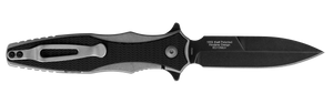 Kershaw 1559 Decimus 3.25" Folding Spear Point Plain Blackwash 8Cr13MoV SS Blade Black/Stonewashed Nylon/SS Handle Includes Pocket Clip Kershaw 1559 Decimus 3.25" Folding Spear Point Plain Blackwash 8Cr13MoV SS Blade Black/Stonewashed Nylon/SS Handle Includes Pocket Clip